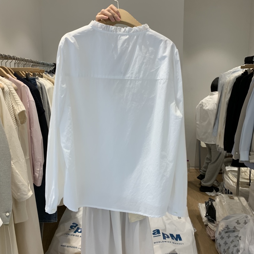 OUR-A韓國代購女裝新品時尚職業25春夏熱賣推薦襯衫蕾絲衫OUR-A襯衫/蕾絲衫