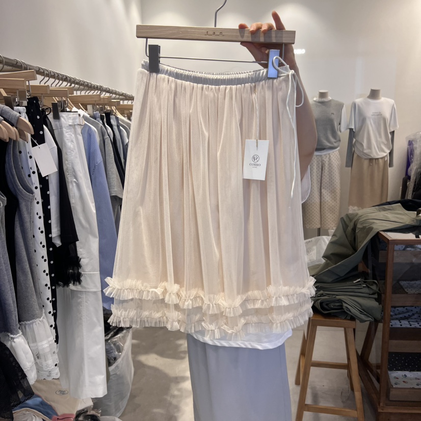 TAN&amp;COMO韓國直郵女裝新款推薦真品時尚休閑半身裙中短裙tan-COMO半身裙/中短裙圖色1