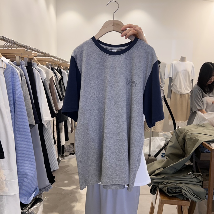 TAN&amp;COMO東大門實拍女士新款人氣25春夏時尚熱賣真品T恤tan-COMOT恤圖色2