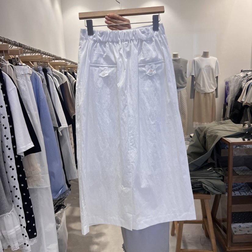 TAN&amp;COMO韓國代購女士新款25春夏推薦休閑半身裙中短裙tan-COMO半身裙/中短裙