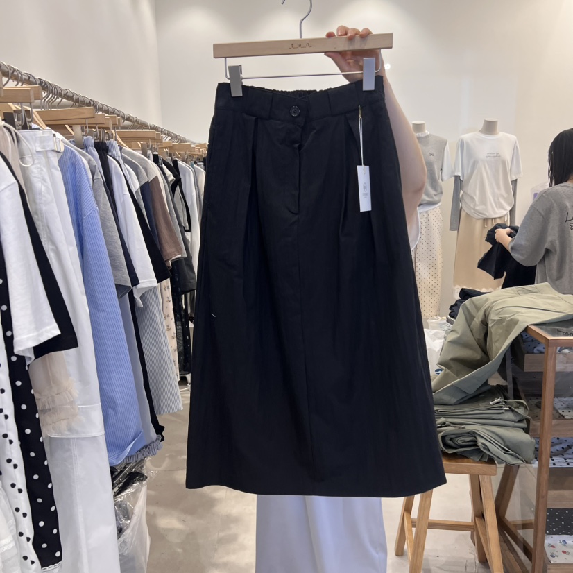 TAN&amp;COMO韓國代購女士新款25春夏推薦休閑半身裙中短裙tan-COMO半身裙/中短裙圖色2