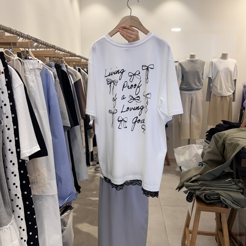 TAN&COMO韓國直郵女士新品真品時尚熱賣休閑25春夏T恤tan-COMOT恤