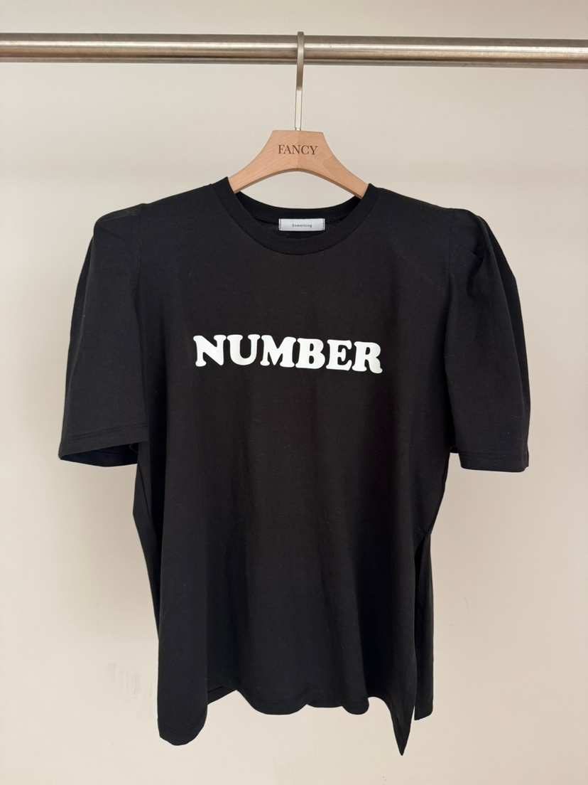 SOMETHING-L東大門實拍女士新款真品推薦25春夏休閑人氣T恤SOMETHING-L/FANCYT恤圖色4