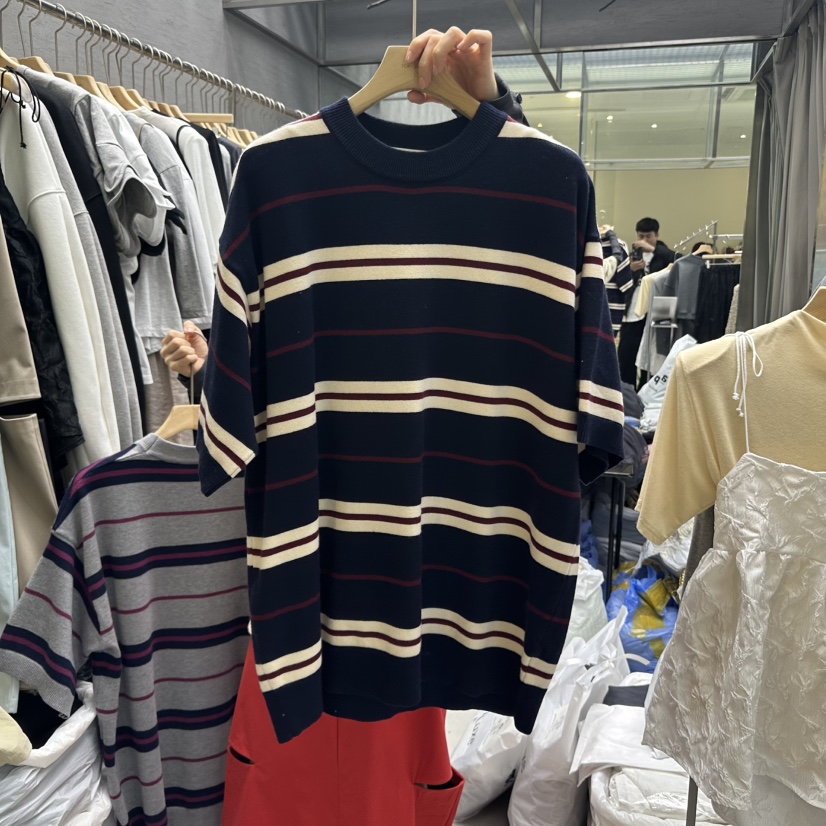 UOOV韓國直郵㊣女裝新品25春夏熱賣推薦人氣休閑職業時尚T恤UOOVT恤圖色3