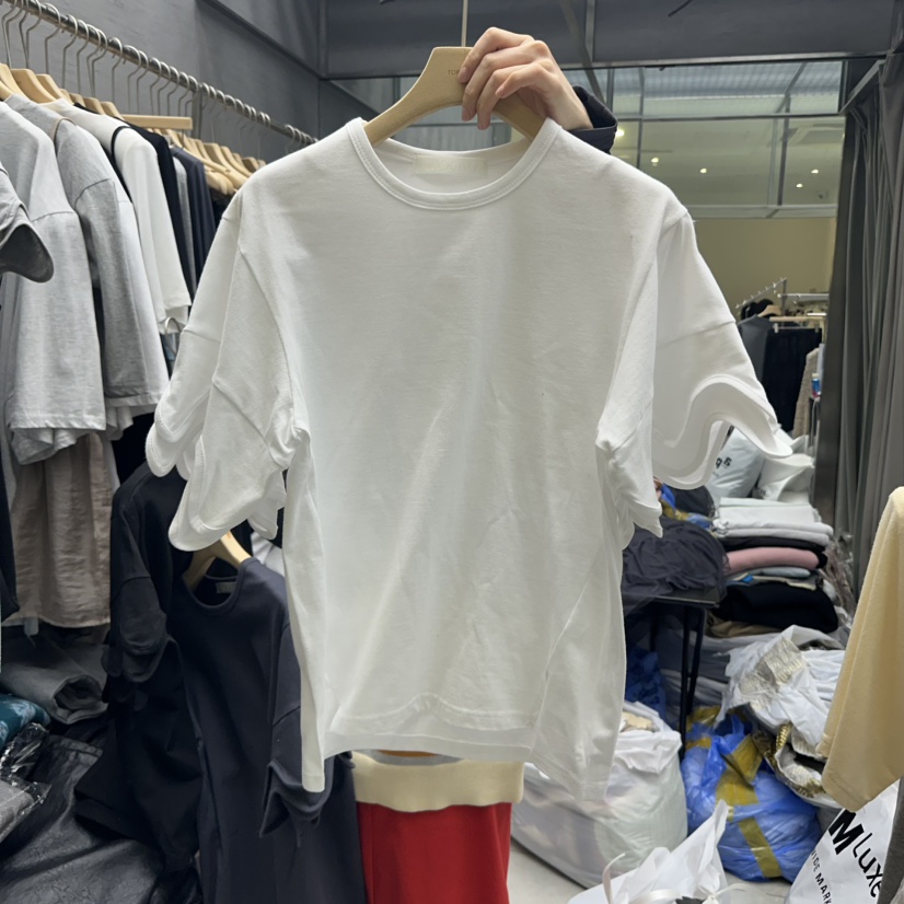 UOOV韓國直郵㊣女裝新品職業時尚25春夏推薦熱賣休閑人氣T恤UOOVT恤圖色2