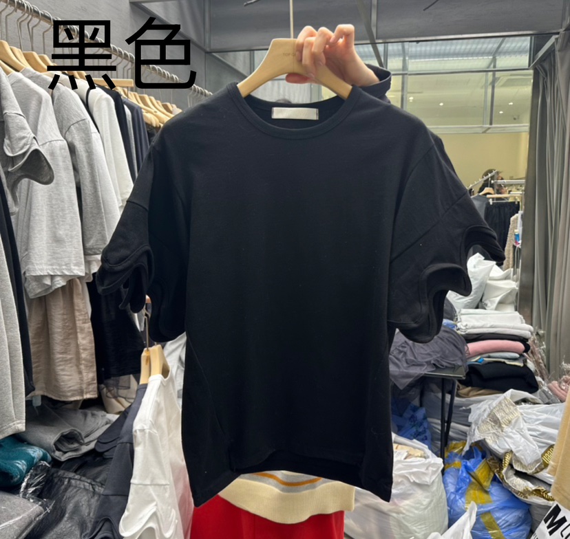 UOOV韓國直郵㊣女裝新品職業時尚25春夏推薦熱賣休閑人氣T恤UOOVT恤圖色3