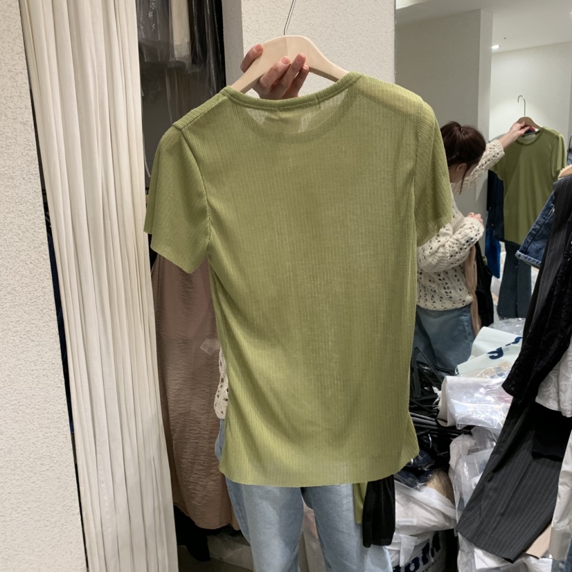 SSEMIENNE韓國㊣直郵東大門代購女裝新品休閑時尚推薦25春夏T恤SSEMIENNET恤