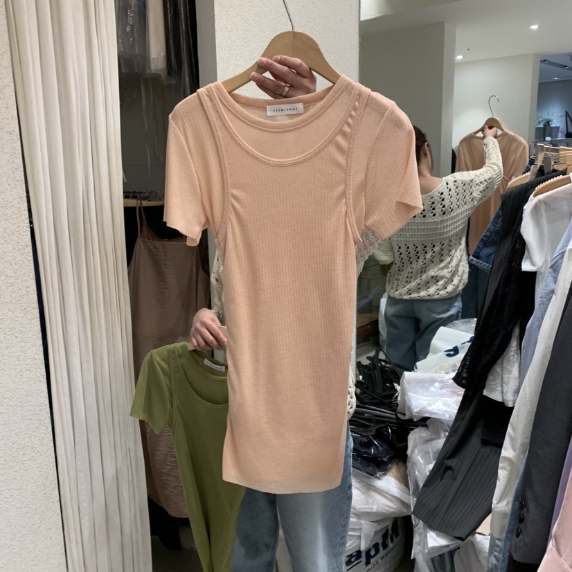 SSEMIENNE直郵韓國代購㊣女裝新品休閑推薦時尚25春夏人氣套裝SSENIQUE套裝圖色2