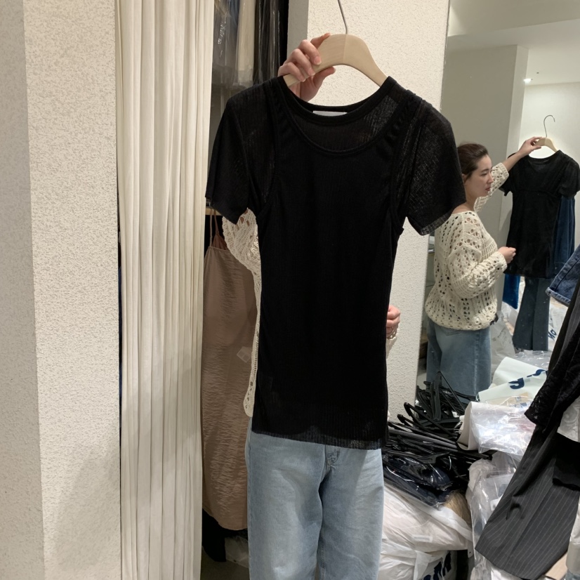 SSEMIENNE直郵韓國代購㊣女裝新品休閑推薦時尚25春夏人氣套裝SSENIQUE套裝圖色3