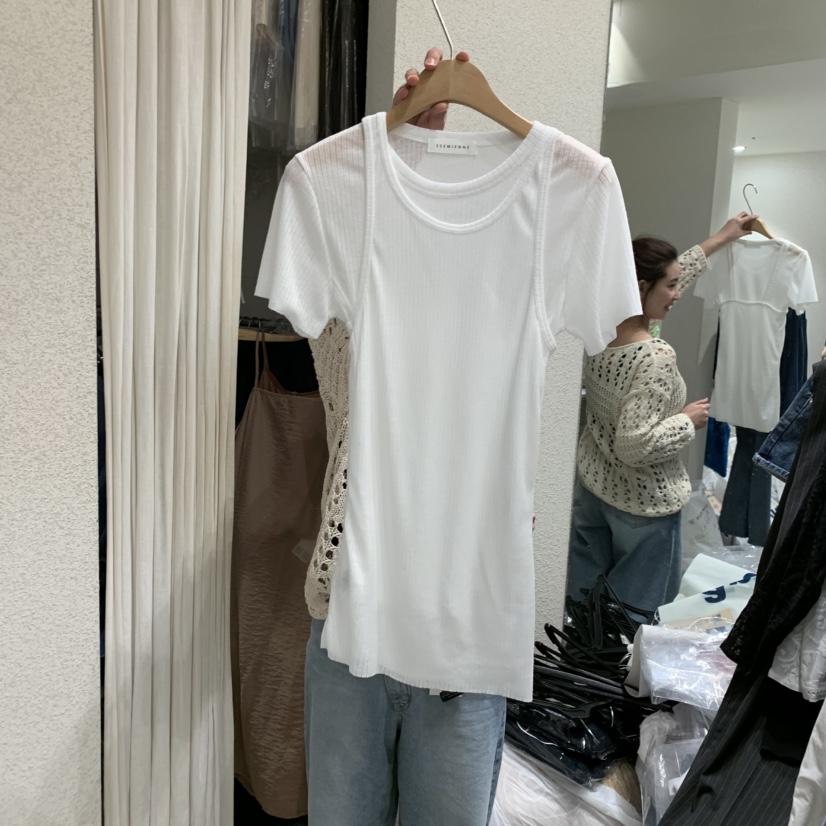 SSEMIENNE直郵韓國代購㊣女裝新品休閑推薦時尚25春夏人氣套裝SSENIQUE套裝圖色4