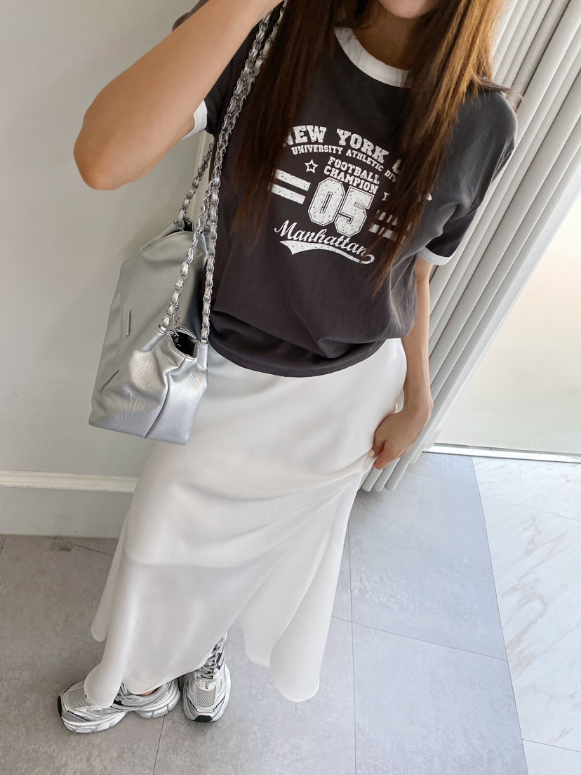 CLOTH韓國㊣直郵東大門代購女裝新款職業25春夏時尚長裙超長CLOTH長裙