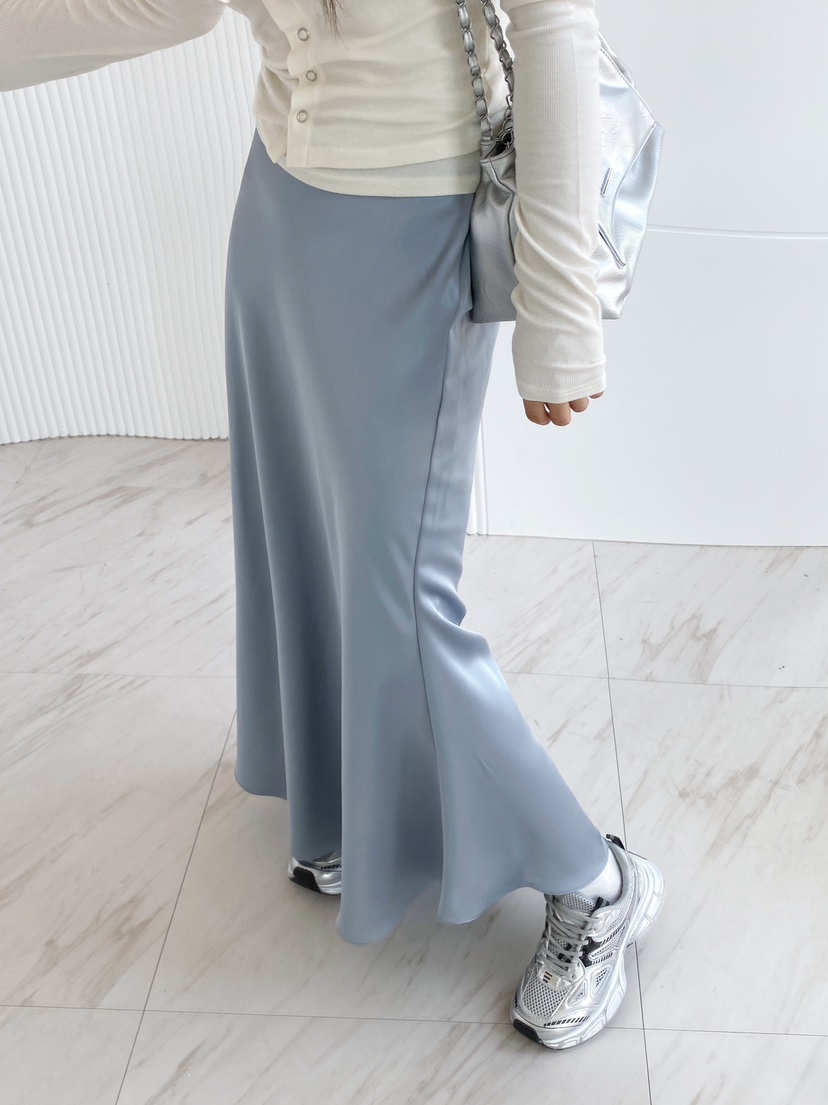 CLOTH韓國㊣直郵東大門代購女裝新款職業25春夏時尚長裙超長CLOTH長裙