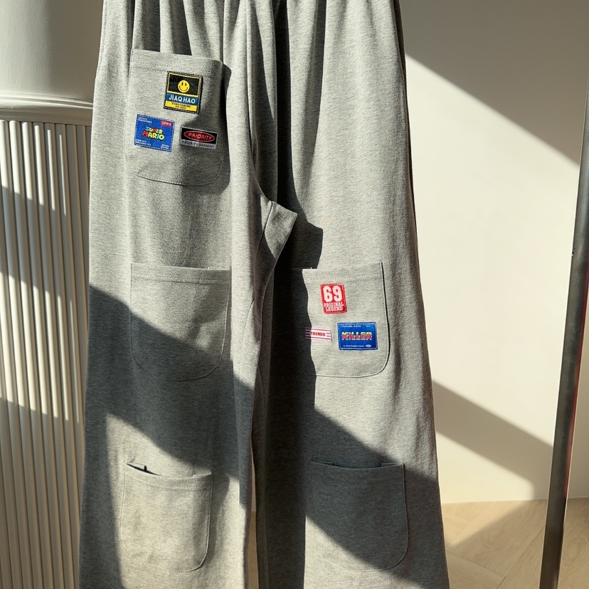 PALETTE-Q韓國直郵㊣東大門實拍女裝新品熱賣職業休閑褲口袋PALETTE-Q休閑褲