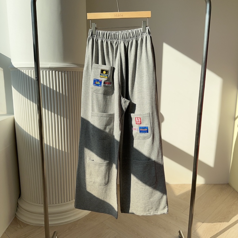 PALETTE-Q韓國直郵㊣東大門實拍女裝新品熱賣職業休閑褲口袋PALETTE-Q休閑褲圖色1