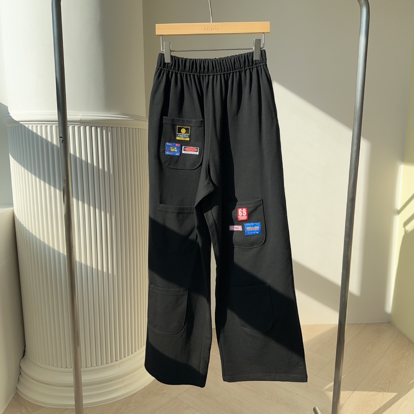 PALETTE-Q韓國直郵㊣東大門實拍女裝新品熱賣職業休閑褲口袋PALETTE-Q休閑褲圖色3