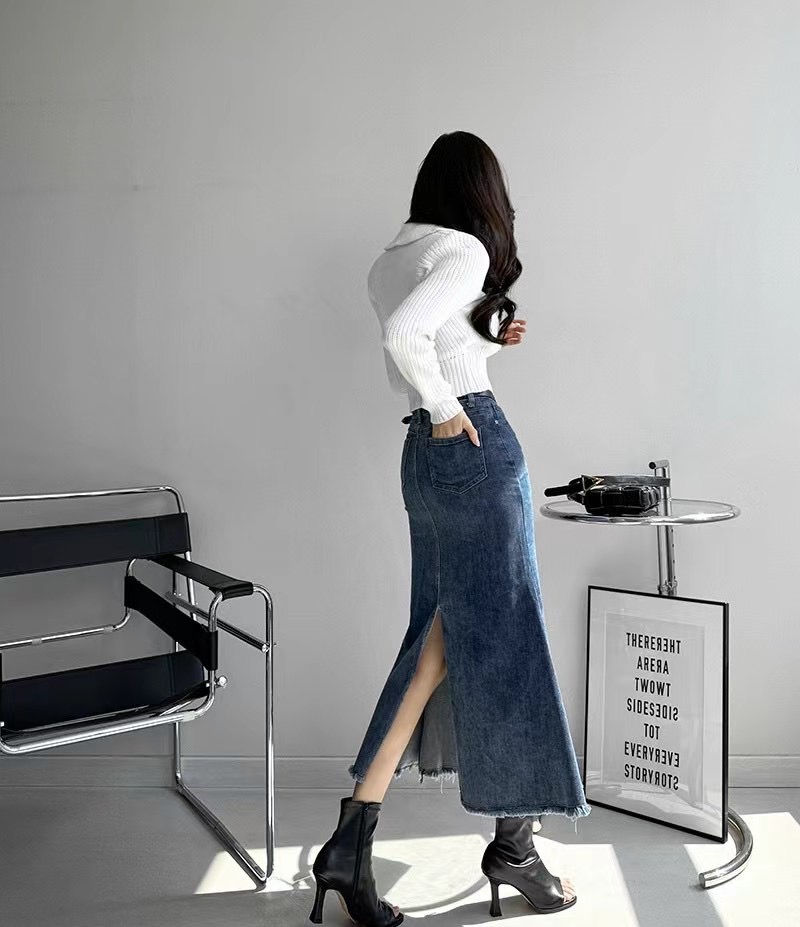PLUS82韓國直郵㊣女裝新品熱賣25春夏推薦時尚半身裙中短裙PLUS82半身裙/中短裙