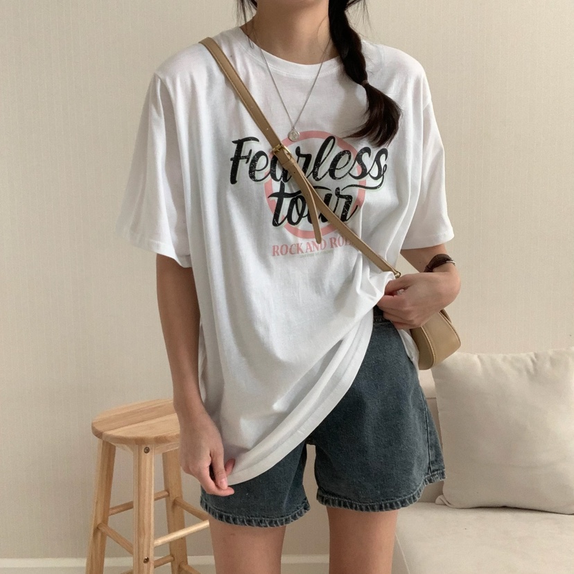 FROMJINI韓國直郵㊣東大門實拍女裝新款25春夏職業休閑熱賣T恤FROMJINIT恤