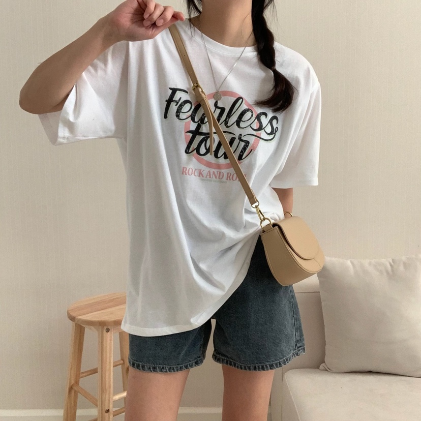 HELLO JINI韓國直郵㊣女裝新品人氣熱賣推薦休閑25春夏T恤HELLO JINIT恤圖色1