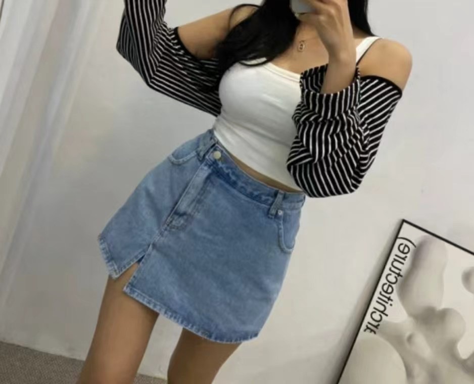 PLUS82直郵韓國代購㊣女裝新品熱賣人氣推薦休閑職業時尚裙褲PLUS82裙褲