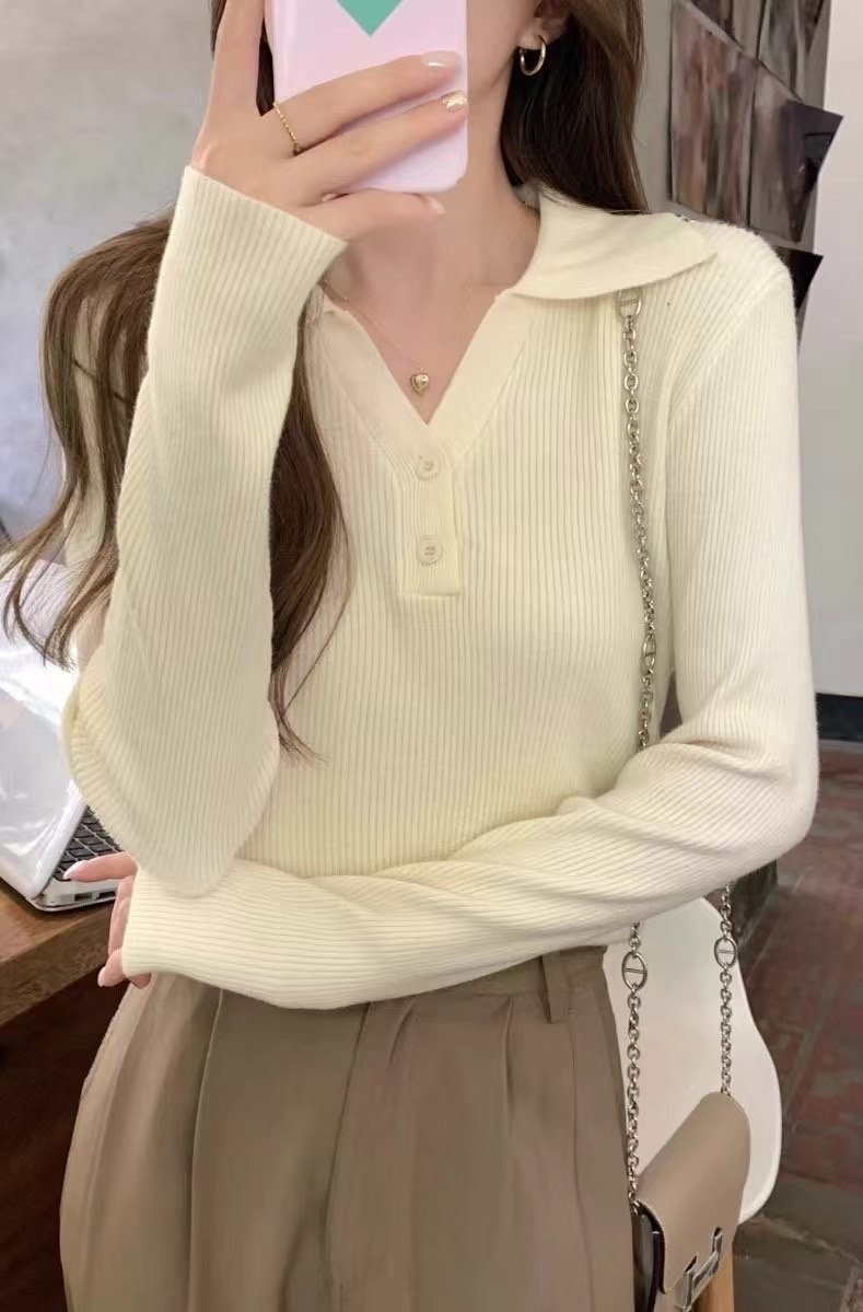 PLUS82直郵韓國代購㊣女裝新款時尚人氣25春夏休閑推薦針織衫PLUS82針織衫圖色3