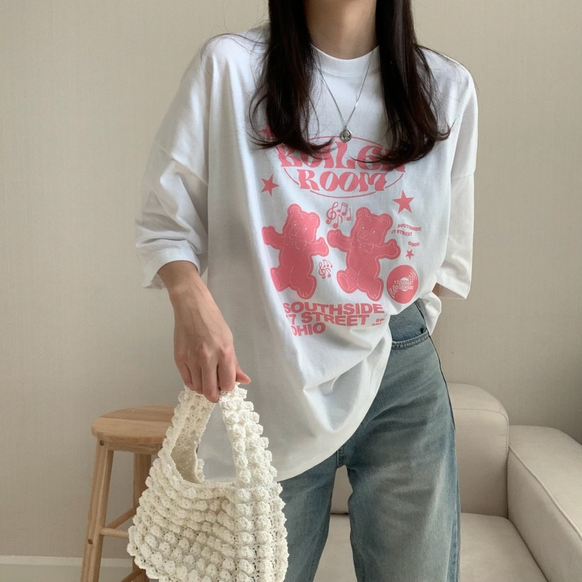 FROMJINI直郵韓國代購㊣女裝新品熱賣25春夏人氣推薦休閑T恤FROMJINIT恤