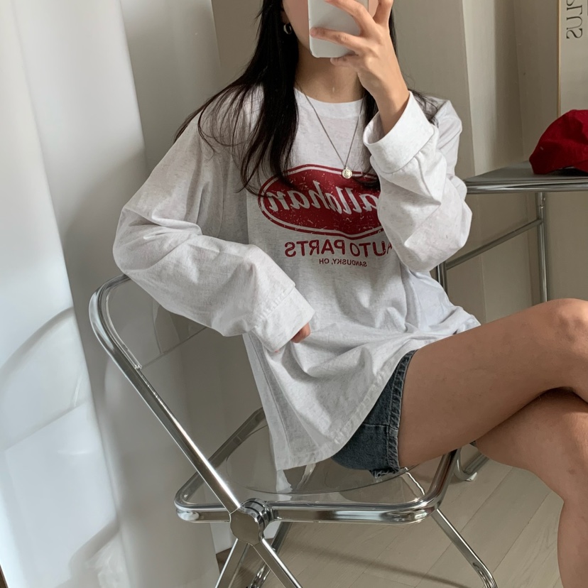 FROMJINI韓國㊣直郵東大門代購女裝新品熱賣休閑推薦長袖T恤FROMJINI長袖T恤