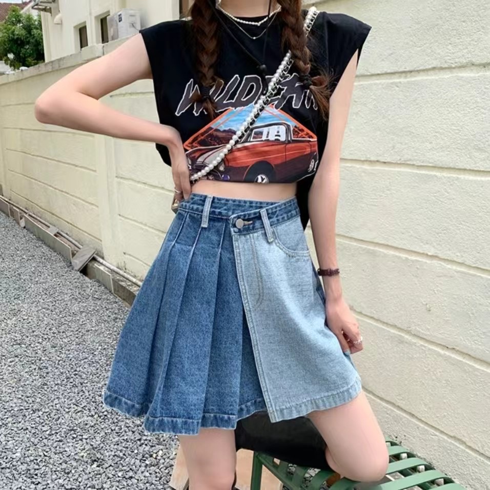 PLUS82韓國㊣直郵東大門代購女裝新款推薦熱賣時尚人氣短裙PLUS82短裙