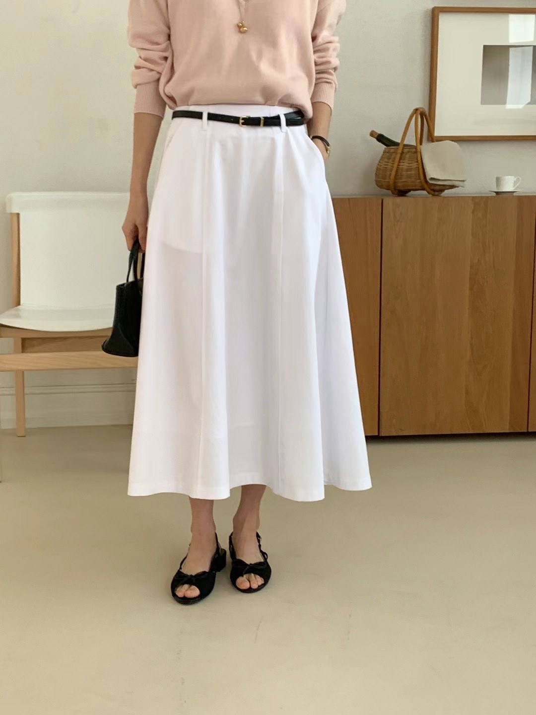RING OF NOI韓國直郵㊣女裝新品熱賣推薦時尚25春夏人氣長裙RING OF NOI長裙