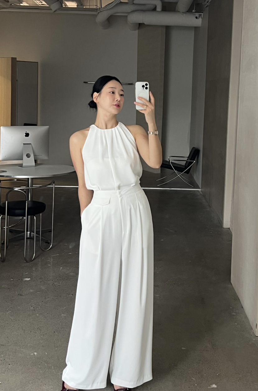 VERNI直郵韓國代購㊣女裝新品時尚25春夏人氣休閑推薦吊帶背心VERNI吊帶/背心