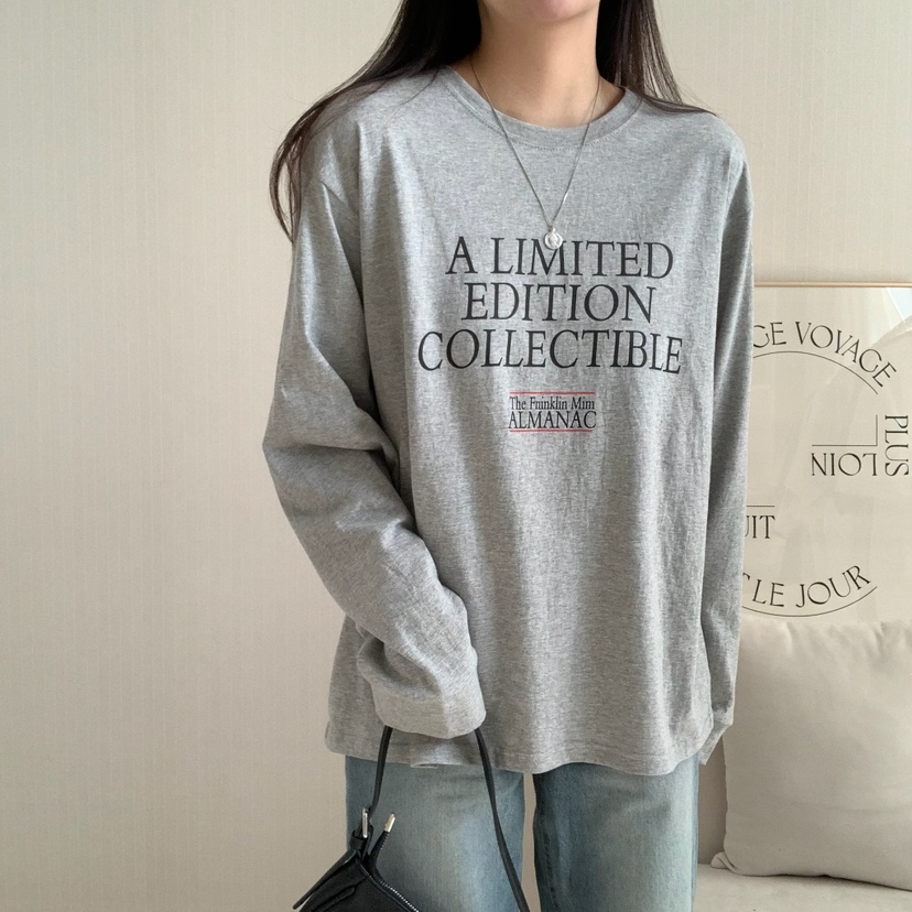 FROMJINI韓國直郵㊣東大門實拍女裝新品人氣時尚25春夏長袖T恤FROMJINI長袖T恤