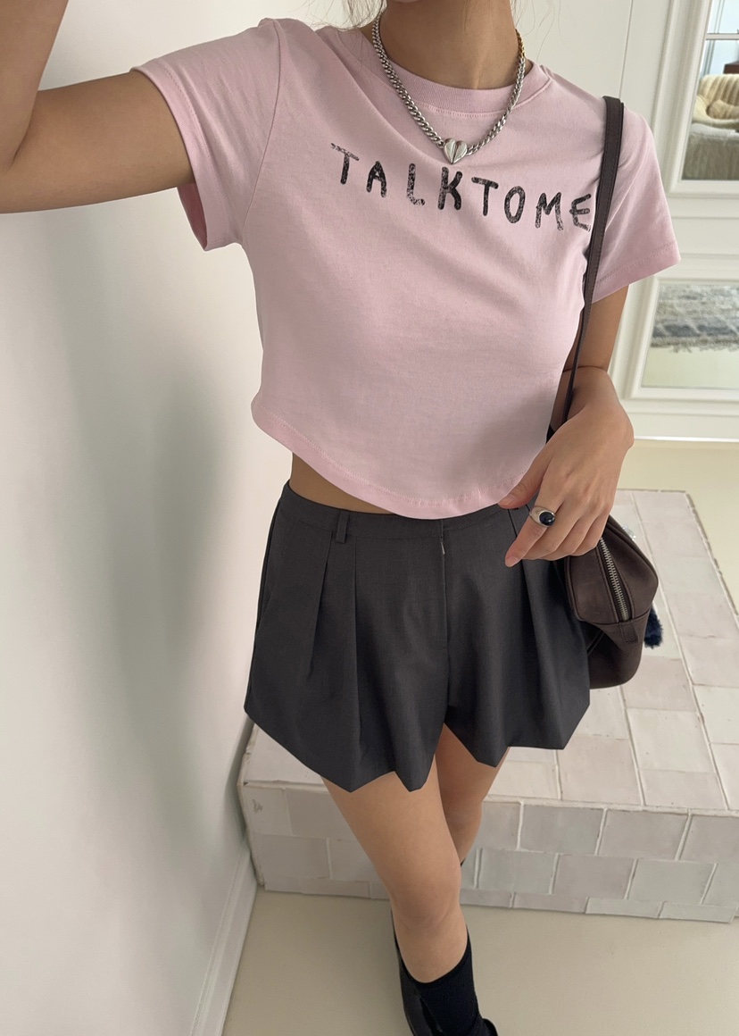 OUPPT直郵韓國代購㊣女裝新款熱賣25春夏職業推薦人氣休閑T恤OUPPTT恤圖色1
