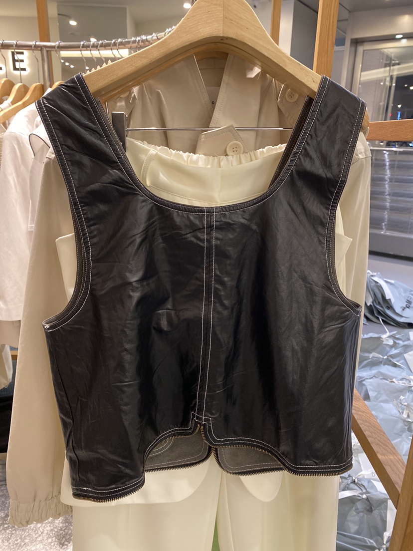 SOF韓國直郵㊣女裝新款推薦熱賣時尚25春夏休閑職業人氣馬甲SOF馬甲