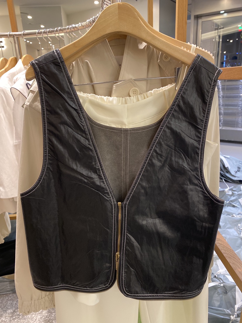 SOF韓國直郵㊣女裝新款推薦熱賣時尚25春夏休閑職業人氣馬甲SOF馬甲圖色2