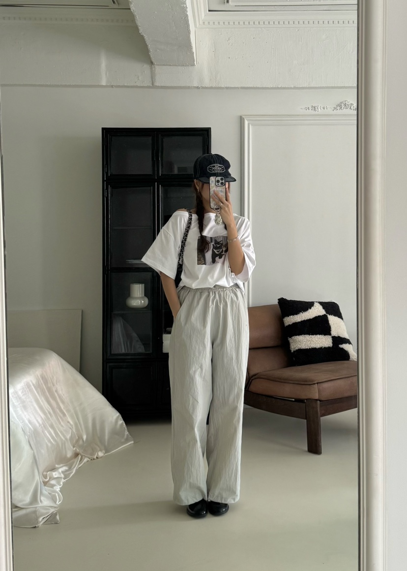 OUPPT韓國直郵㊣女裝新品25春夏時尚休閑職業人氣推薦休閑褲OUPPT休閑褲