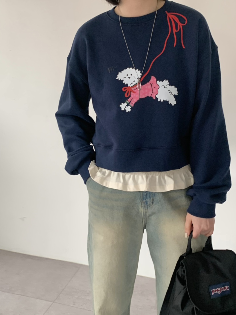 BEFORE SUNRISE韓國直郵㊣女裝新品休閑推薦25春夏時尚衛衣BEFORE SUNRISE衛衣
