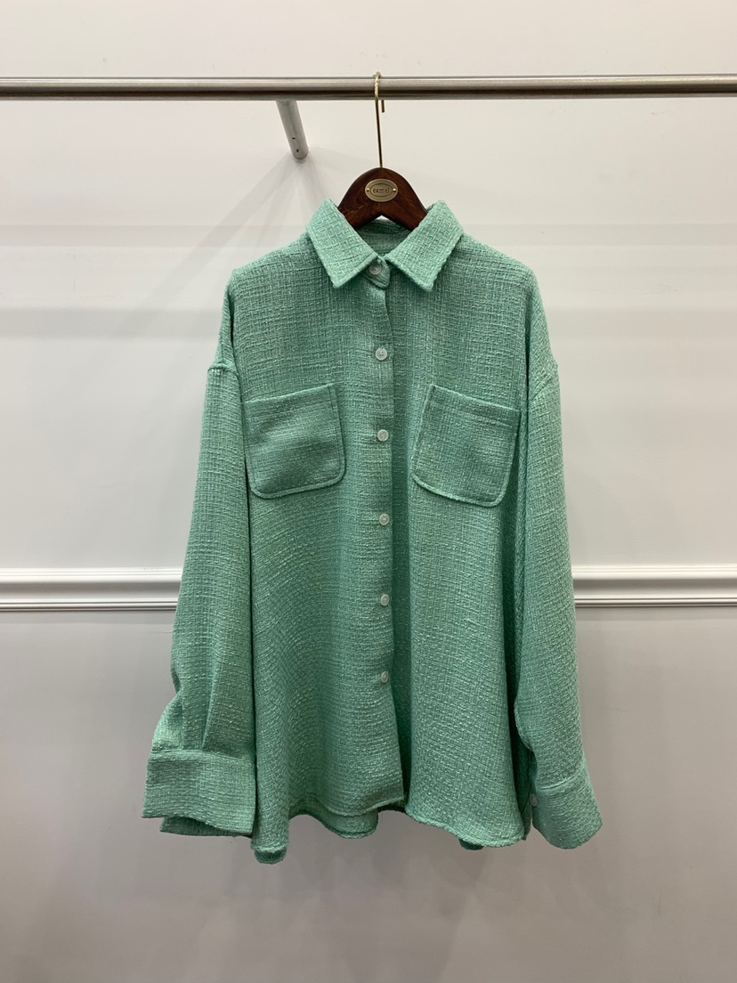 CAMEL-P韓國直郵㊣東大門實拍女裝新品25春夏襯衫蕾絲衫粗花呢Came_l 家襯衫/蕾絲衫圖色3