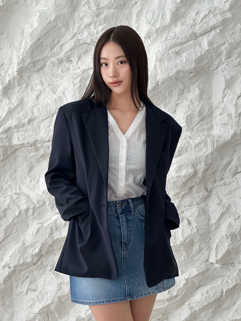 HARZI直郵韓國代購㊣女裝新品推薦人氣休閑25春夏熱賣時尚夾克HARZI夾克