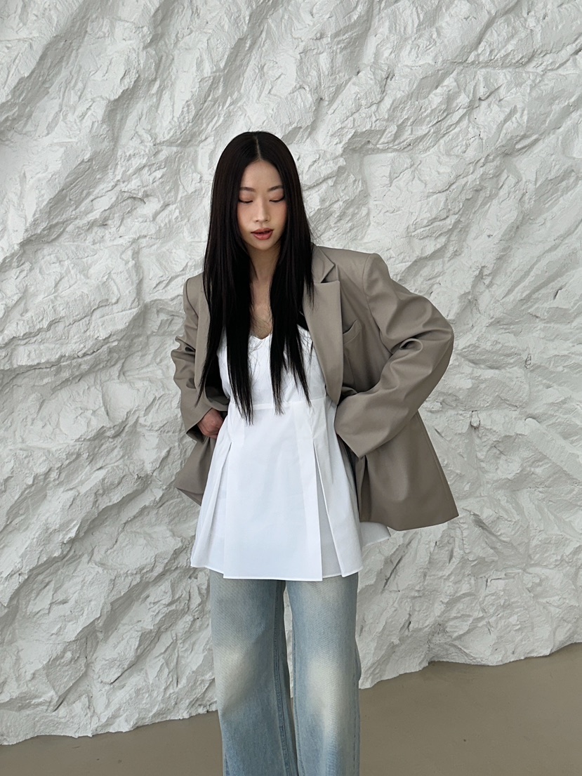 HARZI直郵韓國代購㊣女裝新品推薦人氣休閑25春夏熱賣時尚夾克HARZI夾克