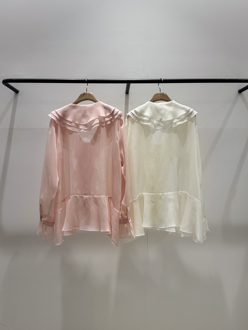 MELTED-P韓國直郵㊣女裝新品熱賣推薦25春夏人氣襯衫蕾絲衫MELTED-P襯衫/蕾絲衫