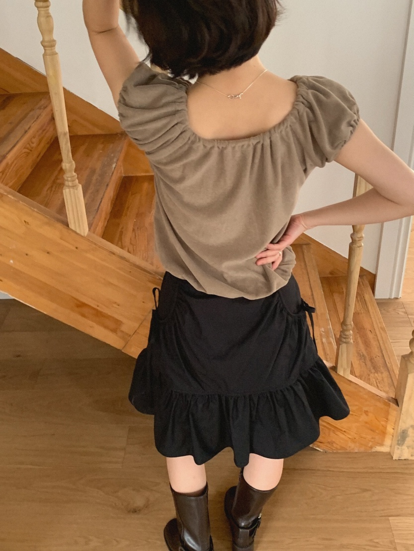 SLAT直郵韓國代購㊣女裝新款25春夏休閑熱賣職業時尚推薦T恤UNICOT恤