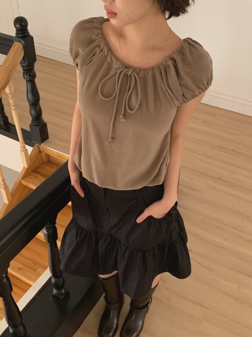 SLAT直郵韓國代購㊣女裝新款25春夏休閑熱賣職業時尚推薦T恤UNICOT恤