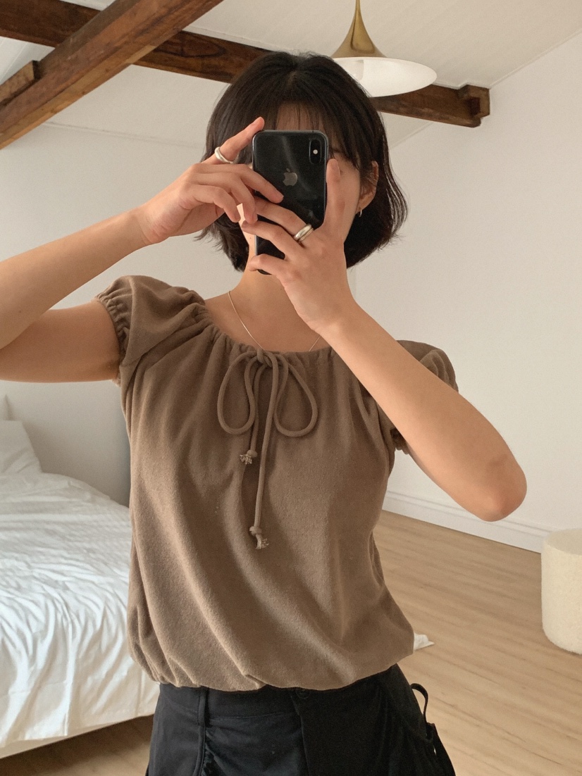 SLAT直郵韓國代購㊣女裝新款25春夏休閑熱賣職業時尚推薦T恤UNICOT恤