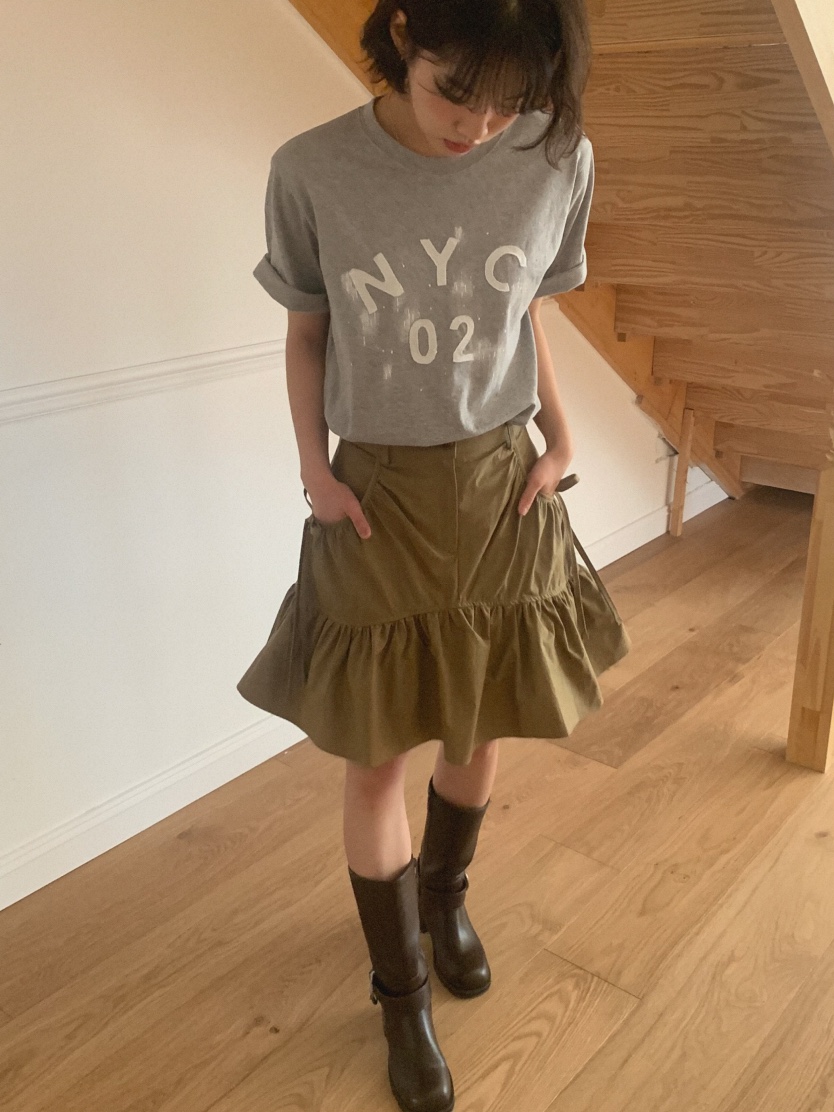 SLAT韓國直郵㊣女裝新品職業時尚人氣25春夏熱賣休閑推薦短裙UNICO短裙