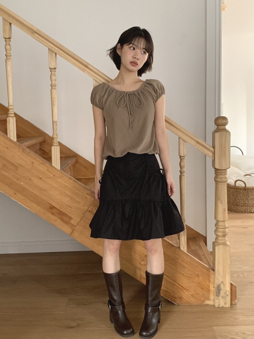 SLAT韓國直郵㊣女裝新品職業時尚人氣25春夏熱賣休閑推薦短裙UNICO短裙