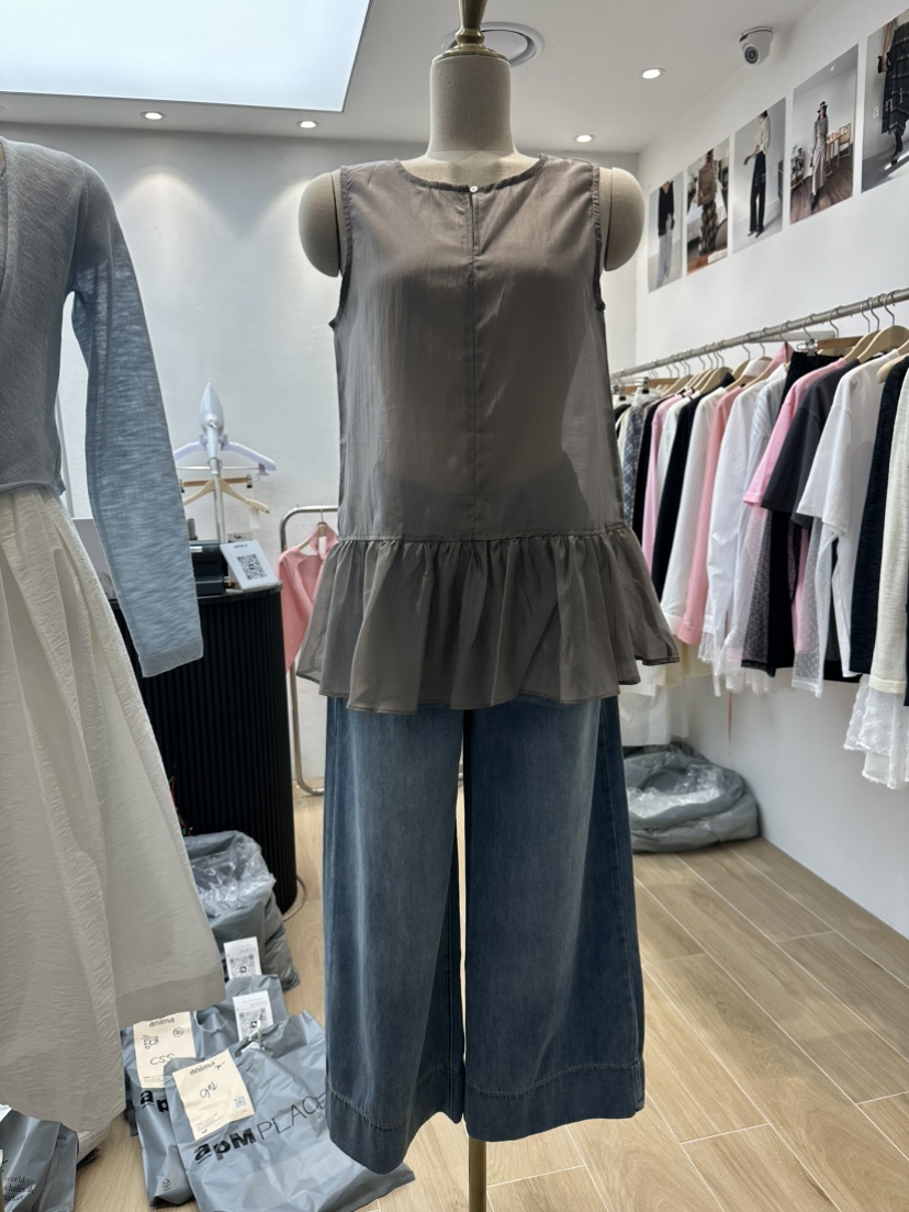 ANIMA韓國直郵㊣女裝新品25春夏熱賣推薦時尚人氣休閑吊帶背心RIETTE吊帶/背心