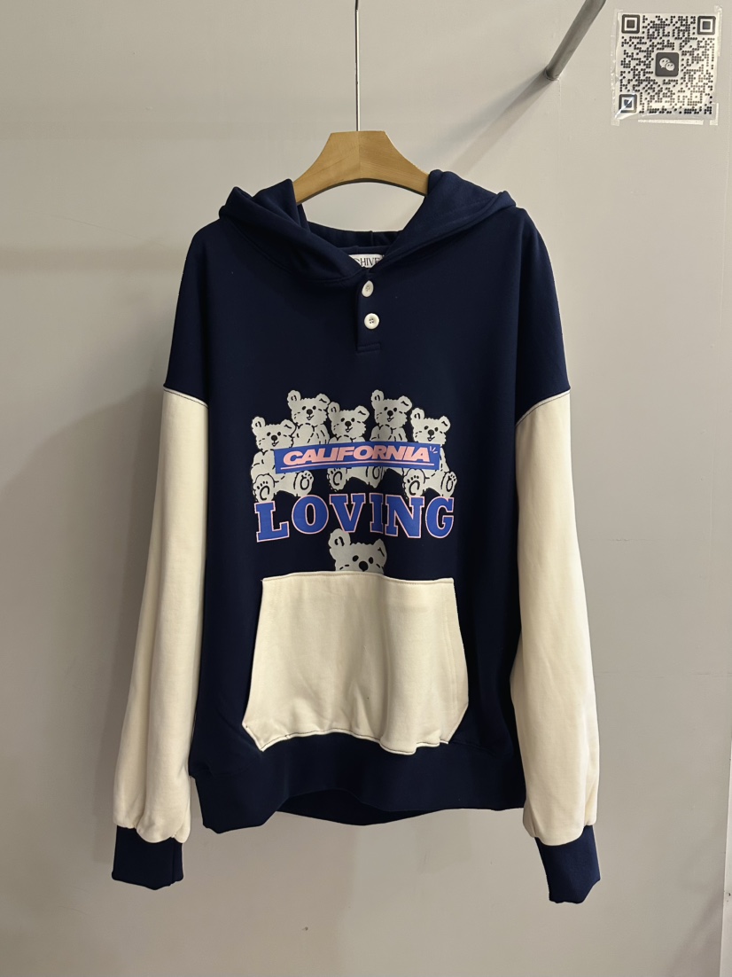 ARCHIVE-P韓國直郵㊣女裝新款推薦熱賣25春夏職業衛衣連帽ARCHIVE-P衛衣圖色2