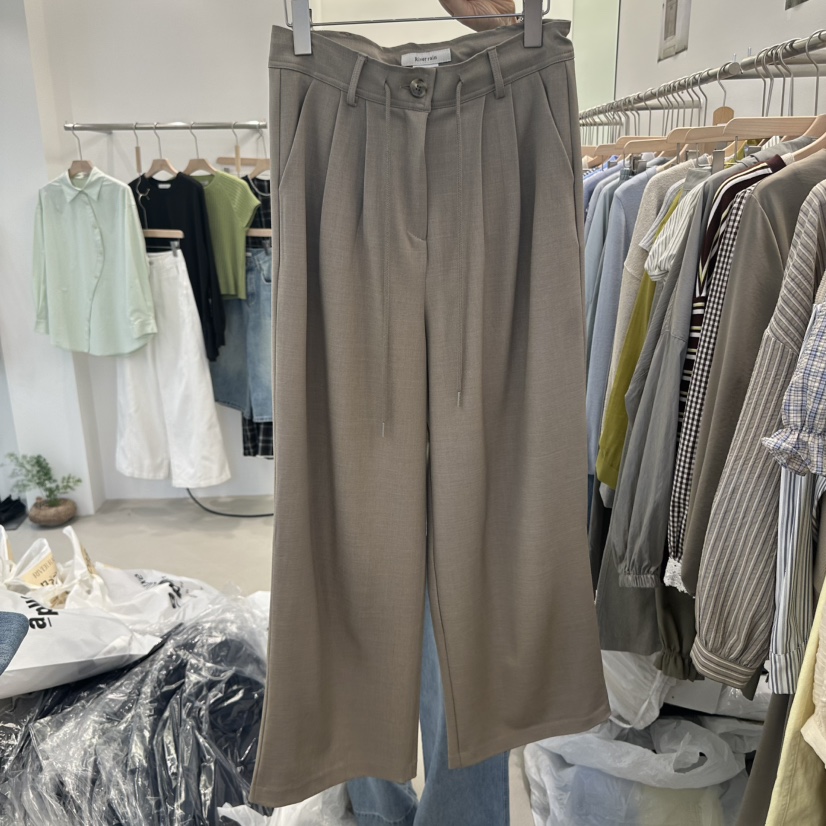 RIVER RAIN直郵韓國代購㊣女裝新款推薦時尚熱賣職業休閑褲RIVER RAIN休閑褲圖色1