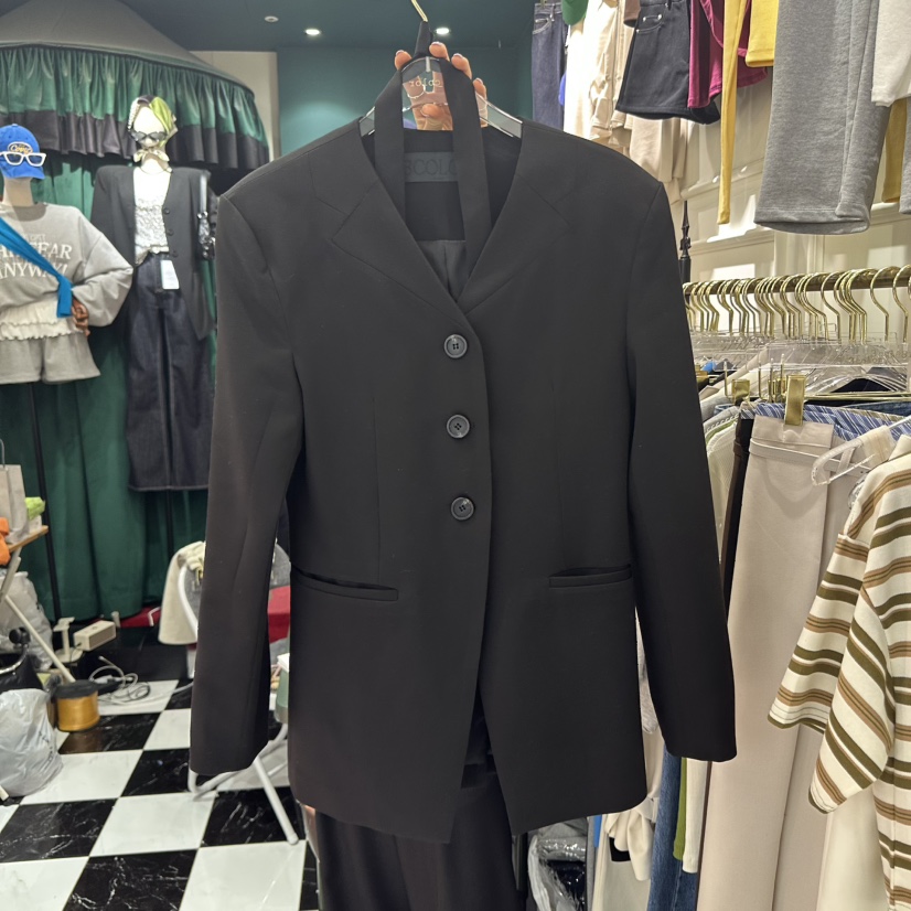 3COLOR韓國直郵㊣女裝新品25春夏夾克含腰帶Three color夾克圖色1