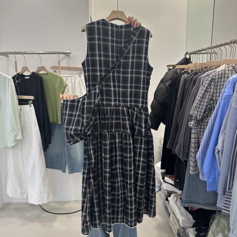 RIVER RAIN直郵韓國代購㊣女裝新品25春夏人氣休閑職業連衣裙RIVER RAIN連衣裙