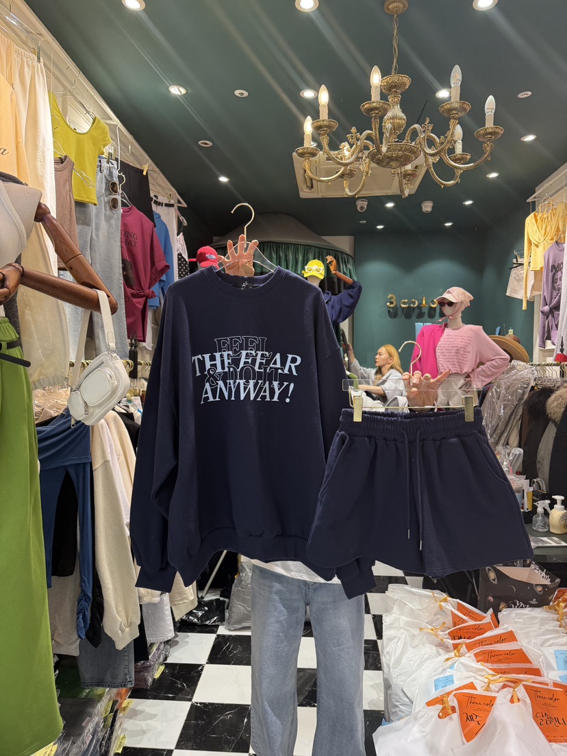 3COLOR韓國直郵㊣東大門實拍女裝新品熱賣套裝Three color套裝圖色3